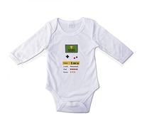 LolaPix Body Bebé Personalizado Día del padre con nombre. Bebé, niño, niña. Mameluco. Pelele. Manga larga. Regalos personalizados. Tallas 0-18 meses. Niñez