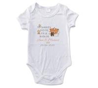 LolaPix Body Yo tambien Estuve en la Boda Bebe. Bodys Personalizados para Bebes. Regalos Personalizados Boda para Bebé. Manga Corta y Larga - Tallas de 0 a 18 meses. Ositos