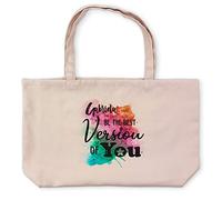 LolaPix Bolsa Playa Personalizada con Nombre/Texto. Regalos Personalizados. Tejido Tipo Canvas. Varios Diseños a Elegir. 48x35cm. Bolsa Kate. Version