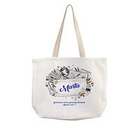 LolaPix Bolsa profesora. Regalos para profesores. Bolso de tela. Varios diseños. MUNDO PROFE