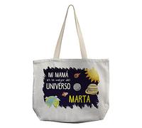 LolaPix Bolsas Día de la Madre Personalizadas con Nombre/Texto. Regalos Día de la Madre Personalizados. Varios diseños. Mamá Universo