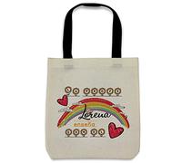 LolaPix Bolso Profesor Mujer. Bolsa de Tela. Regalos Originales para Profesores. Regalos Personalizados. 36 x 39 cm. Varios diseños. Bolsa Greta. Enseñar con el corazón