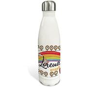 LolaPix Botella acero inoxidable. Botella térmica de doble capa. Libre BPA. 500ml y 750ml. Regalos originales para profesores. ENSEÑAR CON EL CORAZÓN