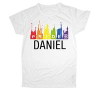 LolaPix Camiseta Día del Orgullo Gay LGTBQ Personalizada con tu Nombre o Texto | Varios Diseños y Tallas a Elegir | Regalo Original y Exclusivo Pride