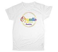 LolaPix Camiseta Día del Orgullo Gay LGTBQ Personalizada con tu Nombre o Texto | Varios Diseños y Tallas a Elegir | Regalo Original y Exclusivo | ORGULLOS@