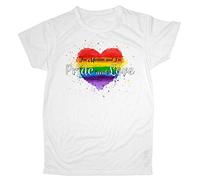 LolaPix Camiseta Dia del Orgullo LGTBQ Personalizada con tu Nombre o Texto | Varios Diseños y Tallas Manga Corta | Regalo Original y Exclusivo | Heart Pride