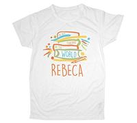 LolaPix Camiseta Profesor y Profesora Personalizada con el Nombre/Texto del Maestro o Maestra | Regalo Original Fin de Curso | Varios diseños Mejor Profesor del Mundo