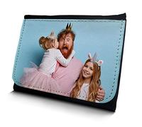 LolaPix Cartera Personalizada. Regalos Personalizados. Cartera Personalizada. Bolsillos internos para organizar Tarjetas. Simil Piel. Modelo PEQUEÑA