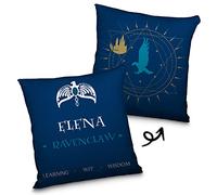 LolaPix Cojín Ravenclaw. Regalos Frikis Personalizados. Cojín Personalizado. Impresión 100% por Las Dos Caras. Relleno Incluido. Varios diseños y tamaños. Ravenclaw