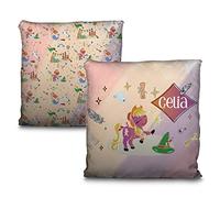 LolaPix Cojines Niña. Cojin Personalizado. Cojines Infantiles. Personalizado con Nombre. Ambas Caras. Varios tamaños y diseños. Pony Hada Infantil