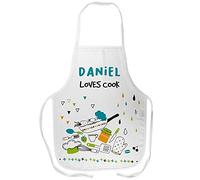 LolaPix Delantal Infantil. Delantal Infantil Cocina. Delantales Personalizados. Delantales Infantiles para niño y niña. Regalos Personalizados. Cook