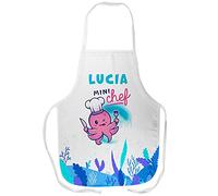 LolaPix Delantal niña. Delantal Infantil Cocina. Delantales Personalizados. Delantales Infantiles para niño y niña. Regalos Personalizados. PULPILLO