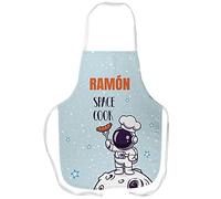 LolaPix Delantales para niños. Delantal Infantil Cocina. Delantales Personalizados. Delantales Infantiles para niño y niña. Regalos Personalizados. Space