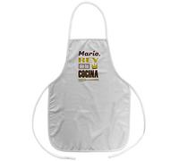 LolaPix Dia del Padre Delantal Personalizado con Nombre. Regalos Personalizados para Hombre. Varios diseños. Delantal Chef Rey Cocina