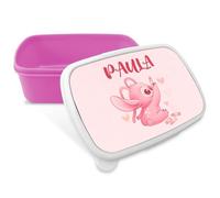 LolaPix Fiambrera Personalizada Infantil Angel. Caja Merienda. Caja Almuerzo Infantil. Tuper Niño Colegio. Taper Niños Colegio Personalizado. Taper niño niña. COLOR a ELEGIR. Koala Rosa
