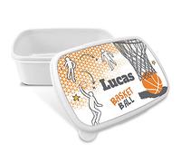 LolaPix Fiambrera Personalizada Infantil. Caja Merienda. Caja Almuerzo Infantil. Tuper Niño Colegio. Taper Niños Colegio Personalizado. Taper niña niño. COLOR A ELEGIR. Basket