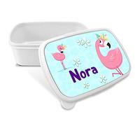 LolaPix Fiambrera Personalizada Infantil. Caja Merienda. Caja Almuerzo Infantil. Tuper Niño Colegio. Taper Niños Colegio Personalizado. Taper niña niño. COLOR A ELEGIR. Flamenco