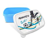 LolaPix Fiambrera Personalizada Infantil. Caja Merienda. Caja Almuerzo Infantil. Tuper Niño Colegio. Taper Niños Colegio Personalizado. Taper niño niña. COLOR A ELEGIR. Fútbol