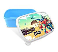 LolaPix Fiambrera Personalizada Infantil. Caja Merienda. Caja Almuerzo Infantil. Tuper Niño Colegio. Taper Niños Colegio Personalizado. Taper niña niño. COLOR A ELEGIR. Robot