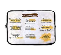 LolaPix Funda Portátil y Tablet. Funda de Neopreno. Profesor Regalo Personalizado. Regalo para Maestros. Fin de Curso. Varios tamaños. SER PROFE