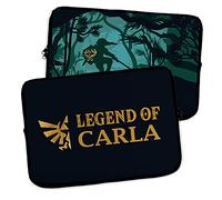 LolaPix Funda Portátil y Tablet. Funda de Neopreno. Regalo Personalizado con Nombre. Funda Ordenador. Varios tamaños. Legend of Zelda