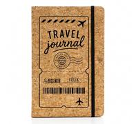 LolaPix Libreta personalizada con Nombre y Diseño de Corcho. Cuaderno Personalizado. Libreta A5 80 Hojas. Tapa Rígida 14x21cm Corcho Natural. Diario personal. Bullet journal. Travel journal
