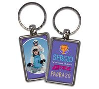 LolaPix Llavero dia del padre. Llavero personalizado. Regalo día del padre personalizado. Regalos originales. Con nombre. Ambas caras. Varios diseños.