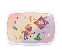 LolaPix Loncheras para Niñas. Fiambrera Infantil Personalizada. Caja merienda con Nombre y Curso. Apta para microondas y Libre de BPA, filatos y Metales Pesados. Varios diseños.Pony Hada Infantil