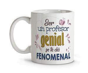 LolaPix Mejor Profe. Taza Profe. Tazas Desayuno Originales. Taza Cerámica 330 ml. Regalos con Frases. Tazas personalizadas.