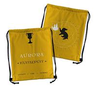 LolaPix Mochila de cuerdas. Regalo personalizado con nombre. Mochila de cuerdas. Varios modelos. Hufflepuff