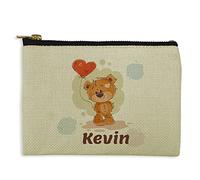 LolaPix Monedero niño Personalizado. Estuche mascarilla niños. Bolsa Mascarilla Niños. Regalo Original para niños. Personalizable. Bolsa con Cremallera. 10 x 15 cm. Varios diseños. Neceser Tela.