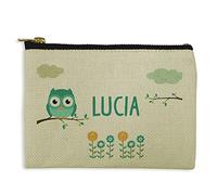 LolaPix Monedero niño Personalizado. Estuche mascarilla niños. Bolsa Mascarilla Niños. Regalo Original para niños. Personalizable. Bolsa con Cremallera. 10 x 15 cm. Varios diseños. Neceser Tela.