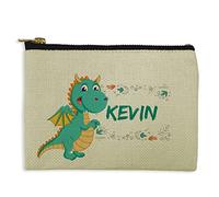 LolaPix Monedero niño Personalizado. Estuche mascarilla niños. Bolsa Mascarilla Niños. Regalo Original para niños. Personalizable. Bolsa con Cremallera. 10 x 15 cm. Varios diseños. Neceser Tela.