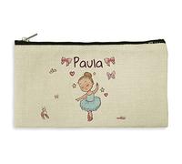LolaPix Neceser niño Colegio. Estuche mascarilla niños. Bolsa Mascarilla Niños. Regalo Original para niños. Personalizable. Bolsa con Cremallera. 11.5 x 22.5 cm. Varios diseños. Neceser Tela.