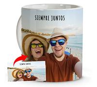LolaPix Pack 3 Tazas Personalizadas con Foto y Texto. Taza Personalizable. Regalos Personalizados para Familiares. Tazas Personalizables 14 de Febrero. Canecas Personalizadas.