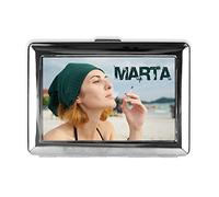 LolaPix Pitillera Personalizada Con Foto Para Cigarrillos. Porta Tabaco Para Hombre y Mujer. Metal