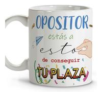 LolaPix Regalo para opositor. Tazas originales para regalar. Regalos opositores. Oposiciones. Tazas personalizadas. Taza cerámica 330 ml.