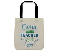 LolaPix Regalo para Profesora. Bolsa de Tela. Regalos Originales para Profesores. Regalos Personalizados. 36 x 39 cm. Varios diseños. Bolsa Greta. As awesome as you