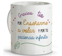 LolaPix Regalos para hombre. Tazas desayuno. Regalo tío. Regalo para tío. Taza cerámica 330 ml.