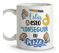 LolaPix Regalos para opositores. Tazas originales para regalar. Regalos opositores. Oposiciones. Tazas personalizadas. Taza cerámica 330 ml.