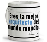LolaPix Regalos para una arquitecta. Tazas originales para regalar. Regalos para arquitectos. Tazas personalizadas. Taza cerámica 330 ml.