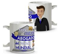 LolaPix Taza abogado original. Taza café para abogados. Taza profesión abogado. Taza desayuno abogado. Taza cerámica 330 ml