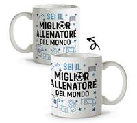 LolaPix Taza entrenador de fútbol. Tazas divertidas. Taza de 330 ml Entrenador de fútbol