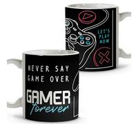 LolaPix Taza gaming. Tazas originales para regalar. Taza personalizada. Taza cerámica 330 ml. Regalos frikis. Accesorios gaming. Taza Mando play. Taza playstation