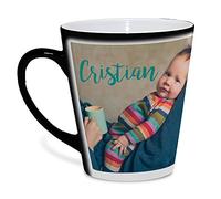 LolaPix Taza mágica Personalizada. Taza con Foto. Regalo Original. Taza CÓNICA
