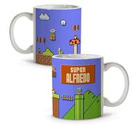 LolaPix Taza Mario Bros. Tazas personalizadas. Regalo friki. Tazas originales con nombre.