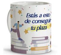 LolaPix Taza oposiciones. Tazas originales para regalar. Regalos opositores. Oposiciones. Tazas personalizadas. Taza cerámica 330 ml.