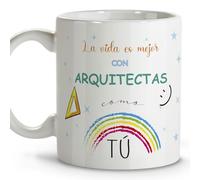 LolaPix Taza original arquitecta. Tazas originales para regalar. Regalos para arquitectos. Tazas personalizadas. Taza cerámica 330 ml.