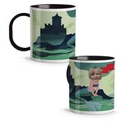 LolaPix Taza Sirenita. Personalizada con Foto y Nombre. Tazas Infantiles plástico. 330 ml. Tazas Originales. Vasos Niños. Regalos Originales. ARIEL