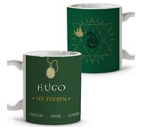 LolaPix Taza Slytherin. Regalos Frikis personalizados. Tazas personalizadas de cerámica. Taza Desayuno. Regalo Original. Slytherin